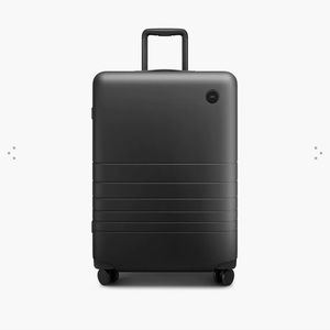 NEW Monos Luggage Medium Check-In Midnight Black